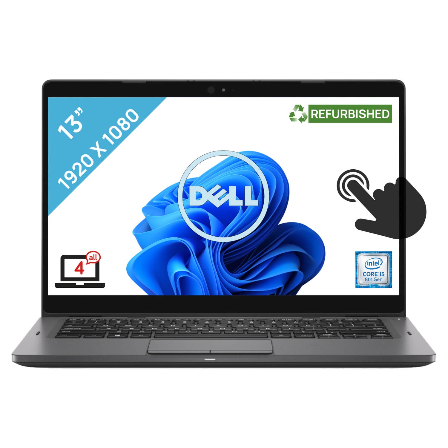 Dell Latitude 5300 FHD 2in1 | 8th i5 | 8GB | 256GB | Laptops4all