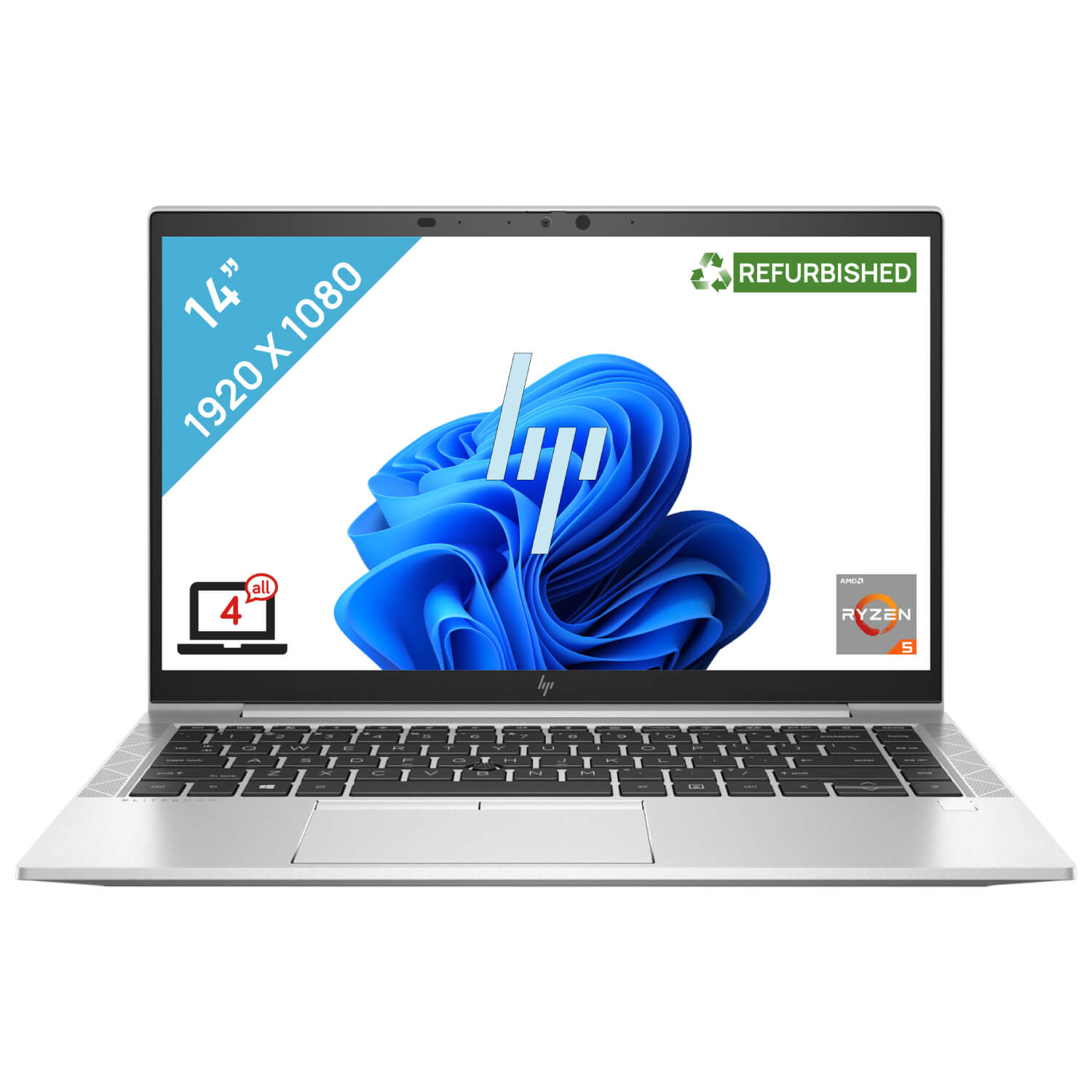 HP 470 G8 | 11e Gen. i5 | 8GB | 256GB | FHD IPS | Laptops4all