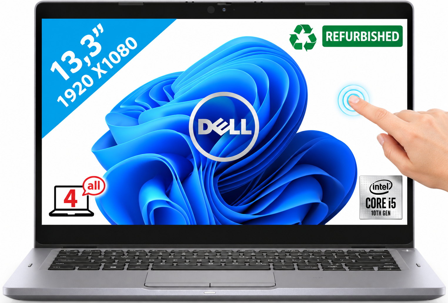 Dell Latitude 5310 2in1 vooraanzicht