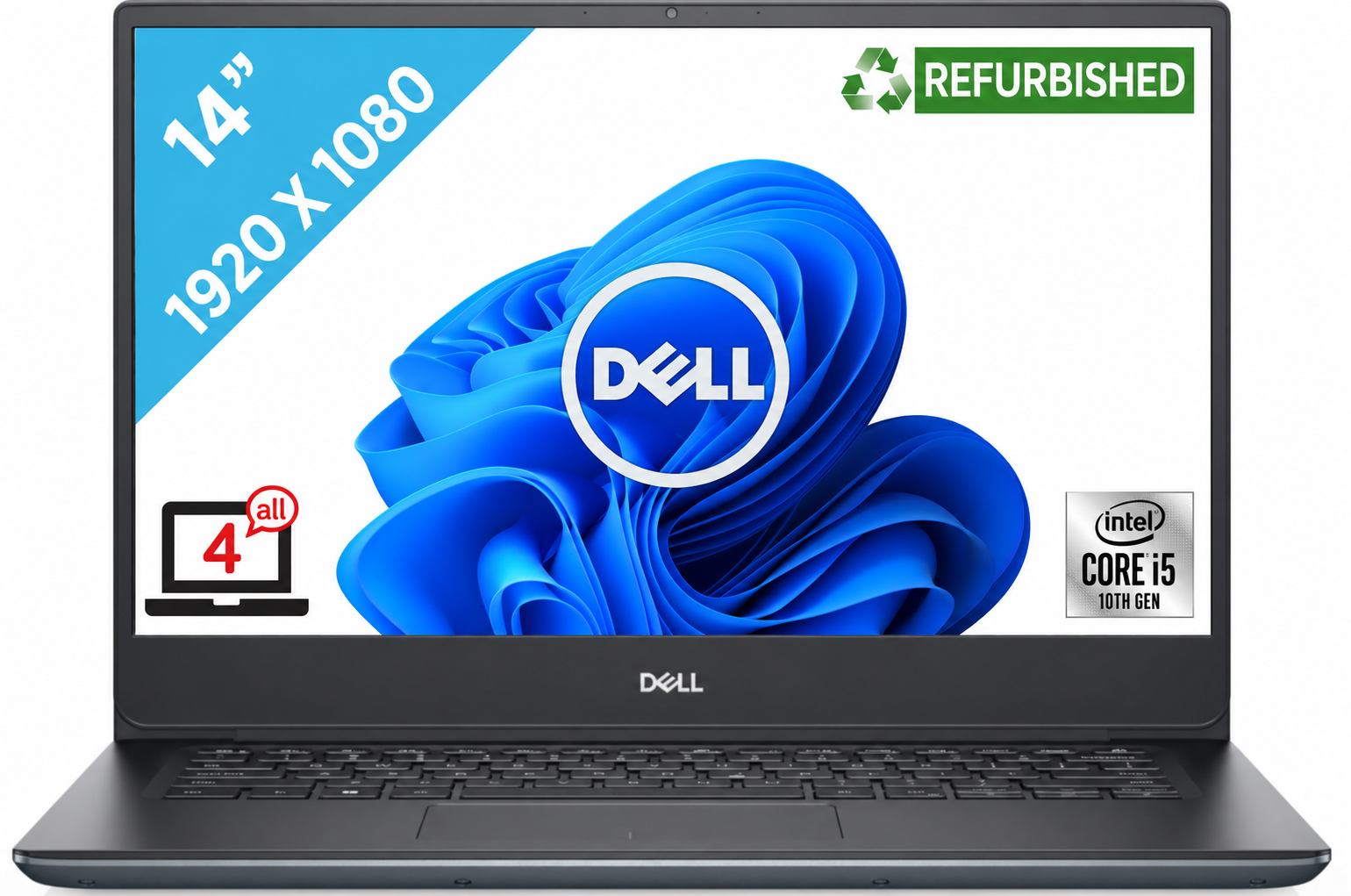 Dell Vostro 5490 vooraanzicht