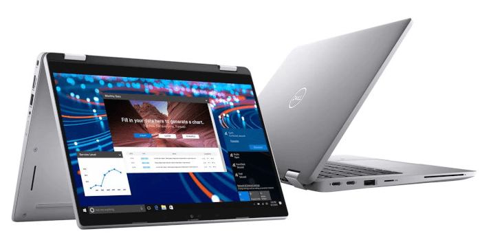 Dell Latitude 5320 2in1 omgeklapt als tablet